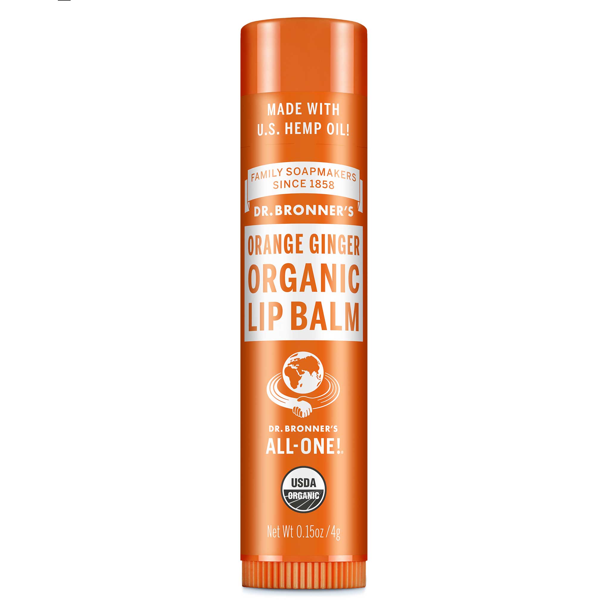 Orange Ginger Organic Lip Balms