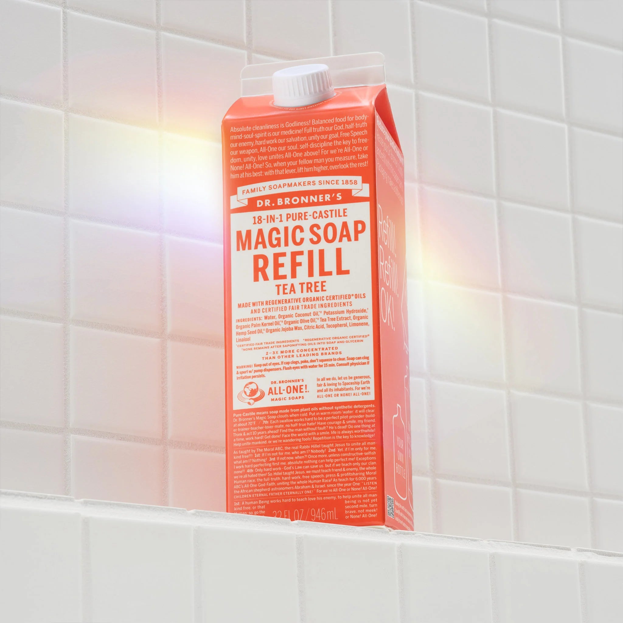 Alternative view of Tea Tree Pure Castile Magic Soap Refill